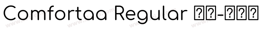 Comfortaa Regular 常规字体转换